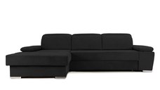 Colțar Extensibil TRENDY, cu ladă de depozitare, cu tetiere reglabile, variante stânga/dreapta 295x170x105 cm