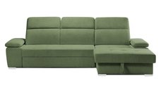 Colțar Extensibil TRENDY, cu ladă de depozitare, cu tetiere reglabile, variante stânga/dreapta 295x170x105 cm