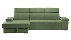 Colțar Extensibil TRENDY, cu ladă de depozitare, cu tetiere reglabile, variante stânga/dreapta 295x170x105 cm