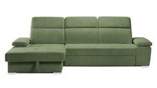 Colțar Extensibil TRENDY, cu ladă de depozitare, cu tetiere reglabile, variante stânga/dreapta 295x170x105 cm