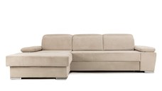 Colțar Extensibil TRENDY, cu ladă de depozitare, cu tetiere reglabile, variante stânga/dreapta 295x170x105 cm