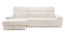 Colțar Extensibil TRENDY, cu ladă de depozitare, cu tetiere reglabile, variante stânga/dreapta 295x170x105 cm