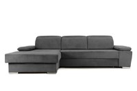 Colțar Extensibil TRENDY, cu ladă de depozitare, cu tetiere reglabile, variante stânga/dreapta 295x170x105 cm - 1