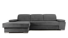 Colțar Extensibil TRENDY, cu ladă de depozitare, cu tetiere reglabile, variante stânga/dreapta 295x170x105 cm