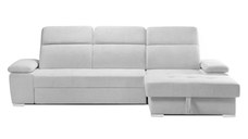 Colțar Extensibil TRENDY, cu ladă de depozitare, cu tetiere reglabile, variante stânga/dreapta 295x170x105 cm