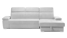 Colțar Extensibil TRENDY, cu ladă de depozitare, cu tetiere reglabile, variante stânga/dreapta 295x170x105 cm