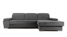 Colțar Extensibil TRENDY, cu ladă de depozitare, cu tetiere reglabile, variante stânga/dreapta 295x170x105 cm - Outlet