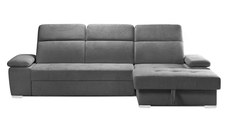 Colțar Extensibil TRENDY, cu ladă de depozitare, cu tetiere reglabile, variante stânga/dreapta 295x170x105 cm