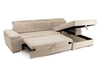 Colțar Extensibil TRENDY, cu ladă de depozitare, cu tetiere reglabile, variante stânga/dreapta 295x170x105 cm - 2