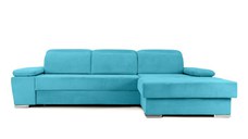 Colțar Extensibil TRENDY, cu ladă de depozitare, cu tetiere reglabile, variante stânga/dreapta 295x170x105 cm