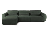 Colțar Extensibil VERSA, cu 2 lăzi depozitare, șezlong interschimbabil, 357x190x87 cm - 1