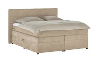 Pat Boxspring Gibson, cu ladă de depozitare, saltea și topper incluse - 1