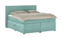 Pat Boxspring Gibson, cu ladă de depozitare, saltea și topper incluse - 1