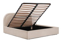 Pat Tapițat Cloud, cu somieră rabatabilă și ladă de depozitare - 3