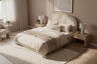 Pat Tapițat Cloud, cu somieră rabatabilă și ladă de depozitare - 3