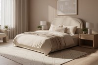 Pat Tapițat Cloud, cu somieră rabatabilă și ladă de depozitare - 4