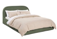 Pat Tapițat Cloud, cu somieră rabatabilă și ladă de depozitare - 1