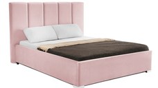 Pat Tapițat Luna, cu somieră rabatabilă și ladă de depozitare