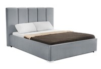 Pat Tapițat Luna, cu somieră rabatabilă și ladă de depozitare - 1