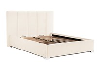 Pat Tapițat Luna, cu somieră rabatabilă și ladă de depozitare - 3