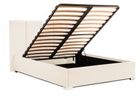 Pat Tapițat Luna, cu somieră rabatabilă și ladă de depozitare - 2