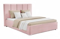 Pat Tapițat Luna, cu somieră rabatabilă și ladă de depozitare - 1