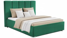 Pat Tapițat Luna, cu somieră rabatabilă și ladă de depozitare