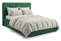 Pat Tapițat Luna, cu somieră rabatabilă și ladă de depozitare - 1