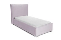 Pat Tapițat Nice, cu somieră rabatabilă și ladă de depozitare - 1