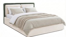 Pat Tapițat PIEMONTE, cu somieră rabatabilă și ladă de depozitare