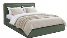 Pat Tapițat PIEMONTE, cu somieră rabatabilă și ladă de depozitare