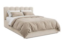 Pat Tapițat PRINCESS, cu somieră rabatabilă și ladă de depozitare - 1