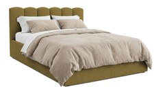 Pat Tapițat PRINCESS, cu somieră rabatabilă și ladă de depozitare