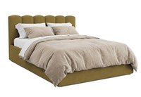 Pat Tapițat PRINCESS, cu somieră rabatabilă și ladă de depozitare - 1