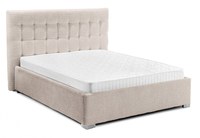 Pat Tapițat Strasbourg Premium, cu somieră rabatabilă și ladă depozitare - 1