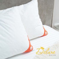 Pernă Deluxe cu pene și puf de gâscă, husă bumbac, 50x70 cm - 3