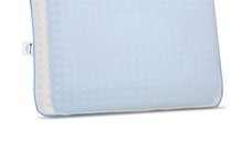 Pernă Stay Cooler, din spumă cu memorie Viscolex cu efect de răcire, husă detașabilă cu efect de ventilație al aerului, 60x40x15 cm