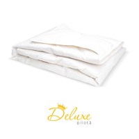 Pilotă Deluxe, 4 anotimpuri, cu pene și puf de gâscă, husă bumbac, 200x200 cm - 1