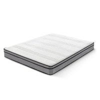 Saltea EMERALD, 18+5 Memory, spumă poliuretanică elastică, spumă cu memorie, husă cu efect antialergic, superortopedică, Grosime 24 cm - 1