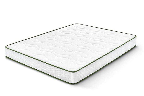 Saltea FLEX SAPPHIRE BIO MEMORY 14+5, spumă poliuretanică elastică, spumă cu memorie, husă cu efect antialergic, superortopedică, Grosime 21 cm