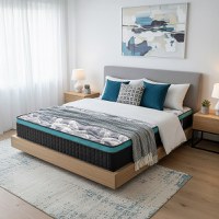 Saltea Ideal Sleep COOL MEMORY GEL POCKET 5 Zone, Arcuri individuale, spumă poliuretanica elastică, spumă cu memorie cu gel de răcire, husă CoolActive, superortopedică, Grosime 30 cm - 3