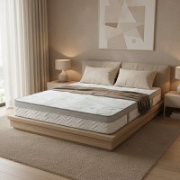 Saltea Ideal Sleep COOLTECH ALOE VERA, Arcuri Bonell, spumă poliuretanică pe multiple straturi, husă CoolTech, superortopedică, Grosime 24 cm - 3