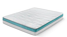 Saltea Ideal Sleep COOLTECH ALOE VERA DUAL, spumă poliuretanică durabilă, spumă High Resilience, husă CoolTech, superortopedică, Grosime 23 cm