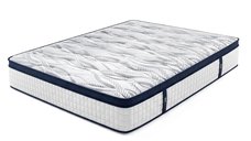 Saltea Ideal Sleep HOTEL SERIES CALIFORNIA LUX MEMORY, Arcuri Bonell, spumă poliuretanică elastică, spumă cu memorie, husă cu aerisire optimă, superortopedică, Grosime 28 cm