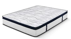 Saltea Ideal Sleep HOTEL SERIES CALIFORNIA LUX MEMORY, Arcuri Bonell, spumă poliuretanică elastică, spumă cu memorie, husă cu aerisire optimă, superortopedică, Grosime 28 cm