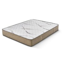 Saltea Ideal Sleep HOTEL SERIES LUX, superortopedică, cu spumă poliuretanică și arcuri, husă cu aerisire optimă, Grosime 25 cm - 1