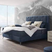 Saltea Ideal Sleep HOTEL SERIES NIGHT LUX, superortopedică, cu spumă poliuretanică și arcuri, husă cu aerisire optimă, Grosime 26 cm - 2