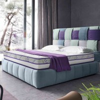 Saltea LAVENDER AIR HYGENE THERAPY,  husă detașabilă, superortopedică, cu spumă poliuretanică și arcuri, Grosime 25 cm - 2