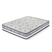 Saltea LAVENDER AIR HYGENE THERAPY,  husă detașabilă, superortopedică, cu spumă poliuretanică și arcuri, Grosime 25 cm - 1