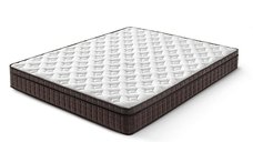 Saltea ZERO GRAVITY, 7 zone de confort, Arcuri Individuale, spumă poliuretanică elastică, spumă cu memorie, husă cu efect antialergic, superortopedică, Grosime 27 cm
